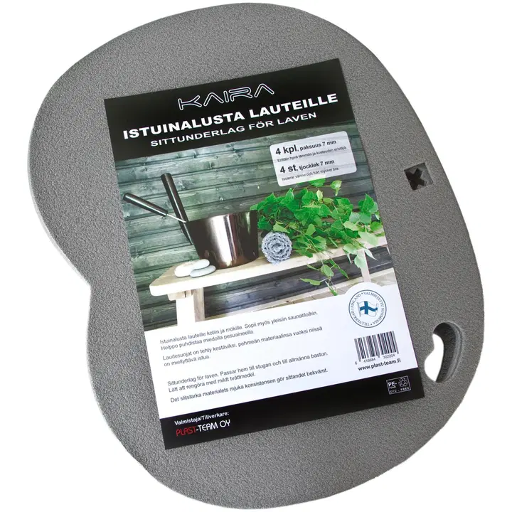 Kaira istuinalusta saunan lauteille 4 kpl