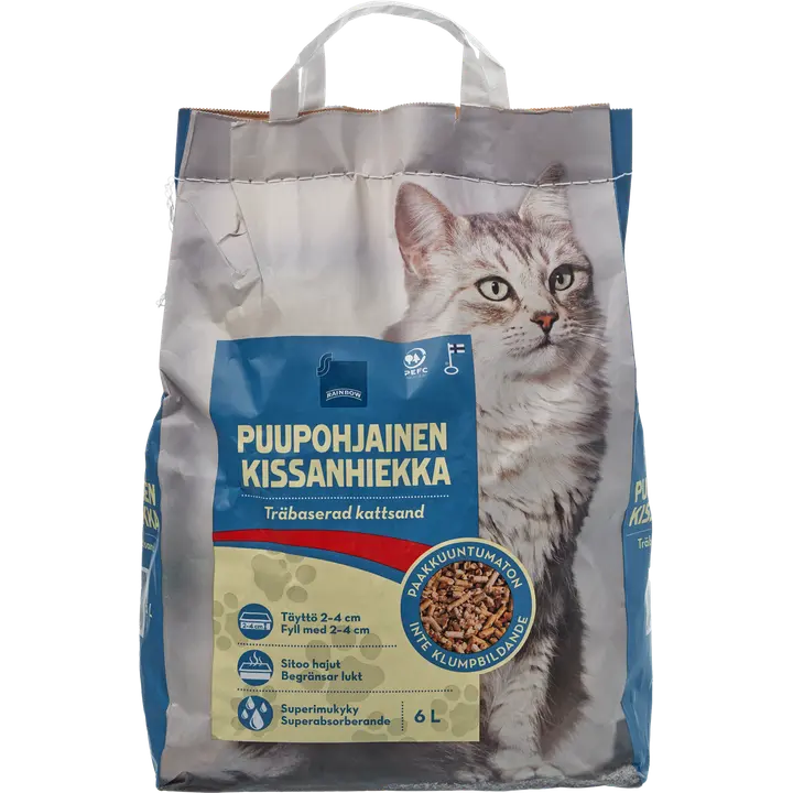Rainbow puidupõhine kassiliiv 6 l