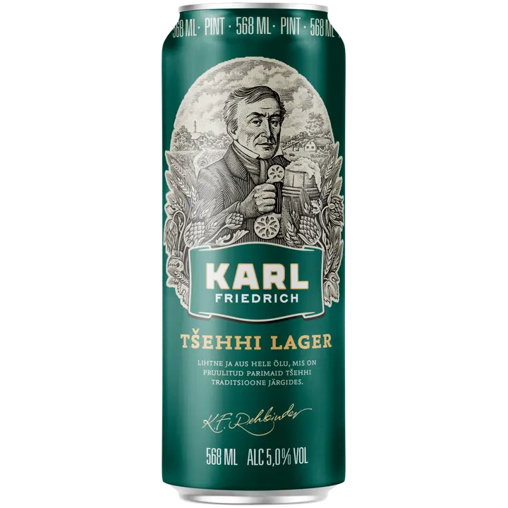 Karl Friedrich Tšehhi Lager õlu 5%vol 568 ml