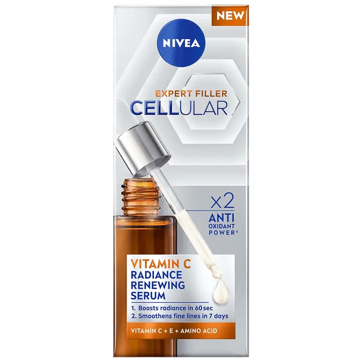 NIVEA Cellular Expert Filler Vitamin C Radiance Renewing Serum -kasvoseerumi 30ml