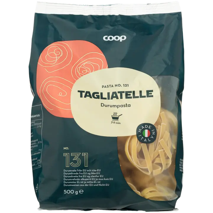 Coop Tagliatelle pasta kananmunaton 500 g