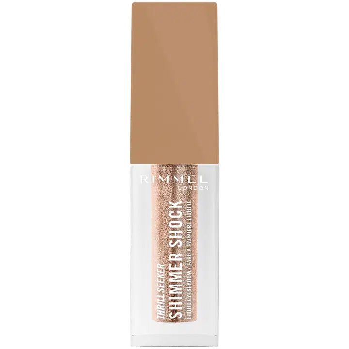 Rimmel Thrill Seeker Shimmer Shock Liquid Eyeshadow 004 Electric Honey 3,5 ml, luomiväri