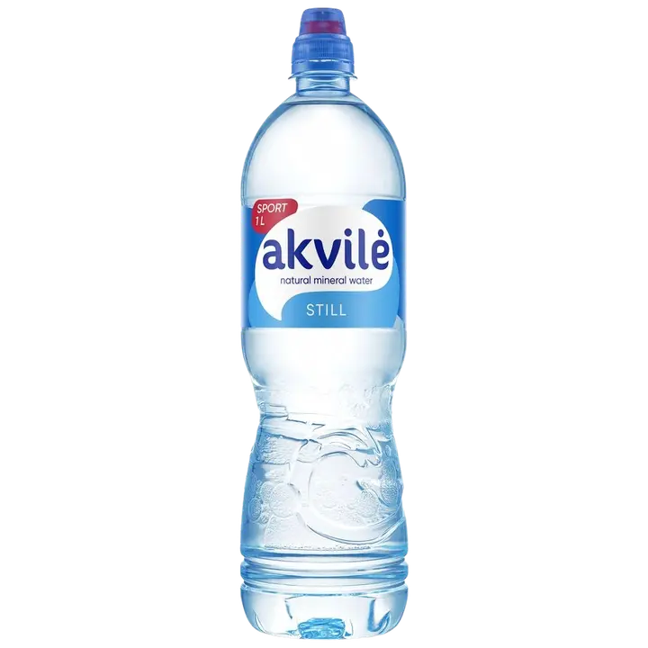 Akvile mineraalvesi Sport gaasita 1L
