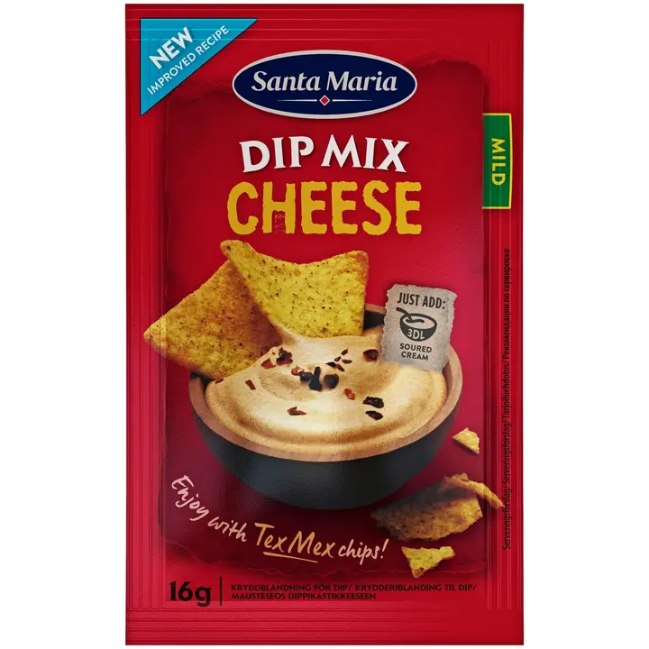 Santa Maria Dip Mix Cheese mausteseos 16 g