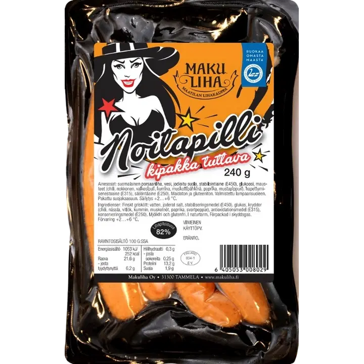 Makuliha Noitapilli 240g grillimakkara