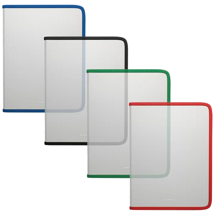 Plastmapp tõmblukuga a5 diagonal clear v