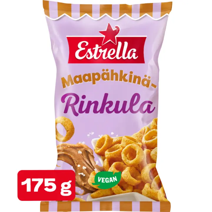 Estrella Maapähkinärinkula 175g