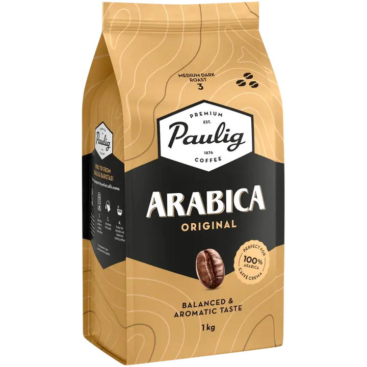 Paulig kohvioad Arabica keskmine röst 1 kg