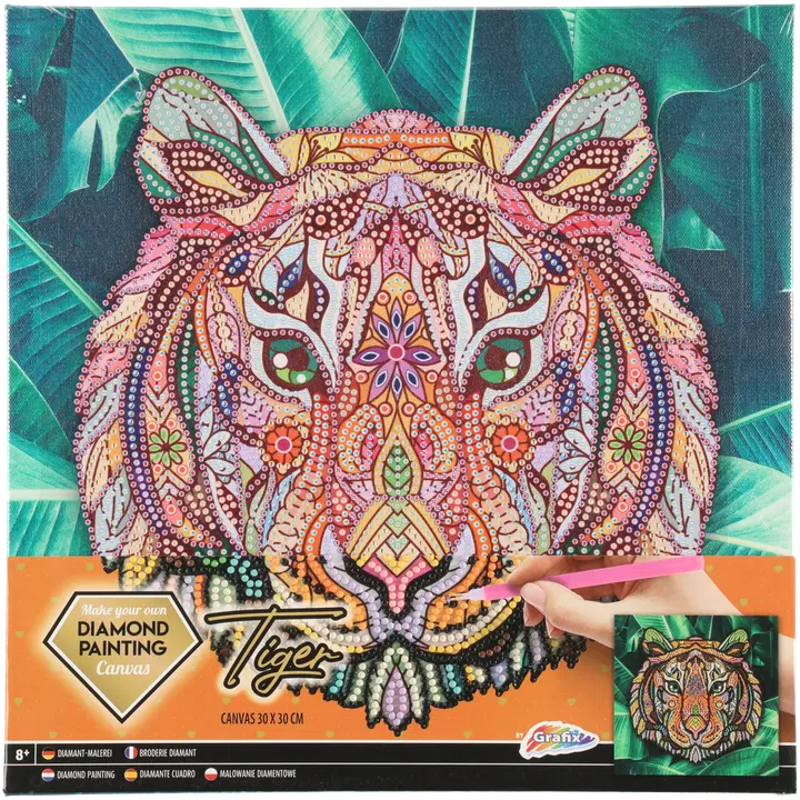 Diamond Painting canvakselle Tiikeri