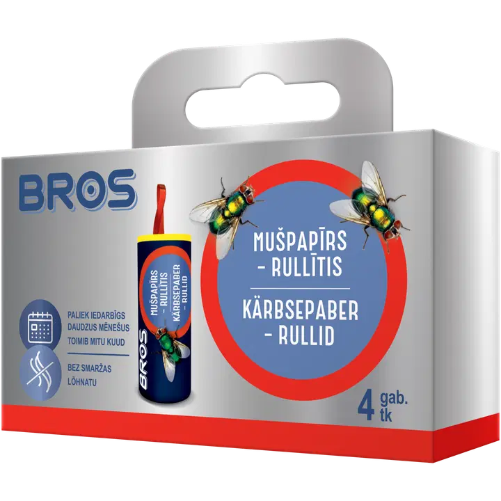Kärbsepaber Bros rullis Blister 4tk
