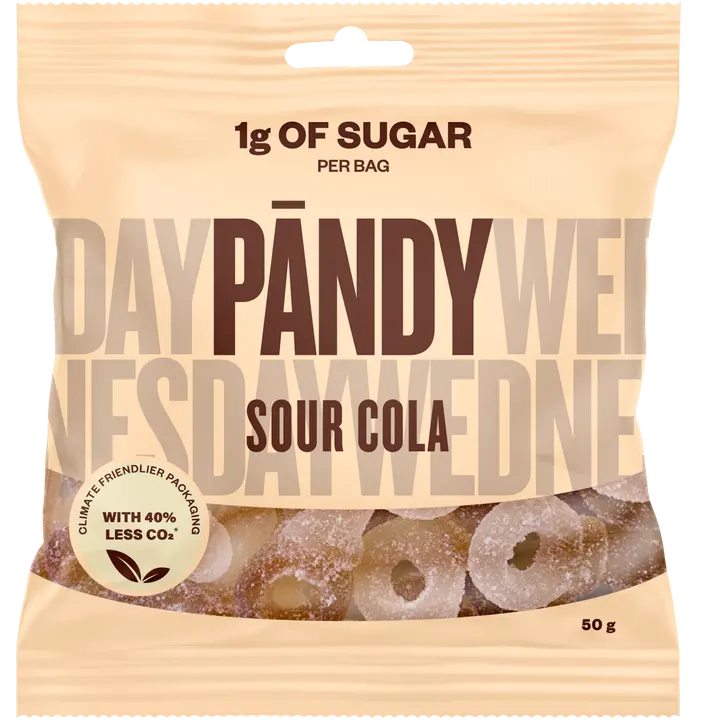 Pändy Sour Cola makeispussi 50g