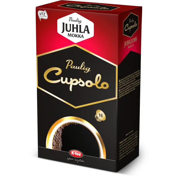 Paulig Cupsolo Juhla Mokka UTZ 16kpl paahdettua, jauhettua kahvia