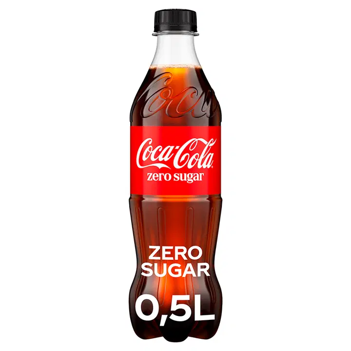 Coca-Cola Zero Sugar virvoitusjuoma muovipullo 0,5 L