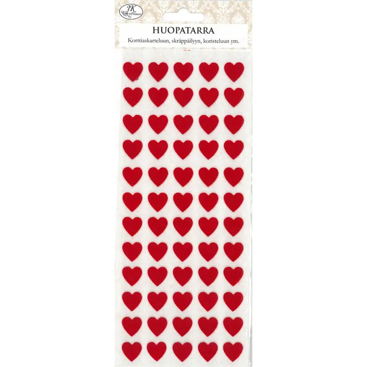 J.K. Primeco Huopatarra sydän punainen
