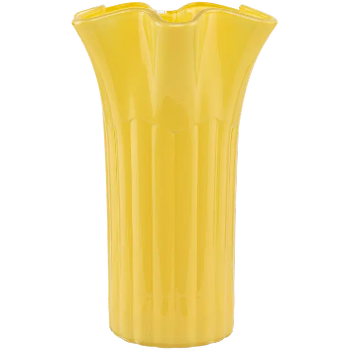 Floral maljakko 25 cm keltainen