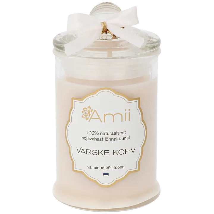 Amii Sojavahast lõhnaküünal Värske kohv