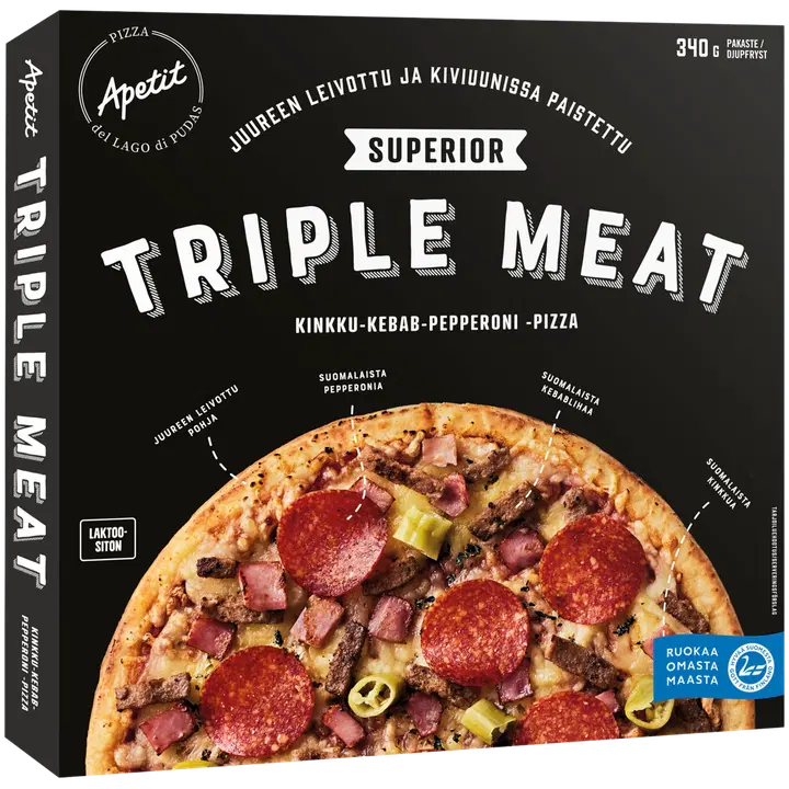 Apetit Superior Triple Meat pizza pakaste 340g