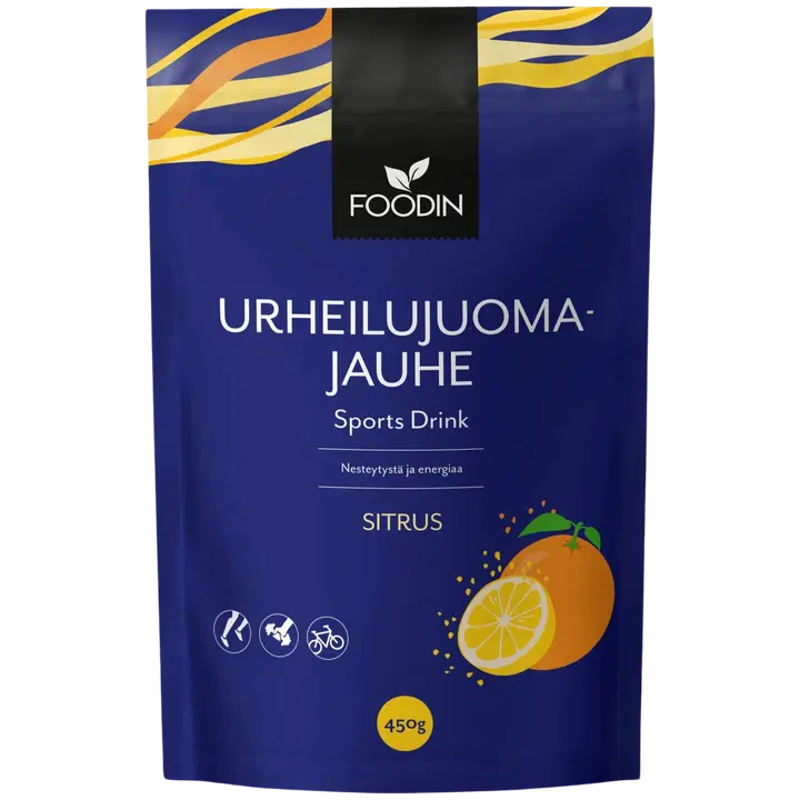 Foodin Urheilujuomajauhe Sitrus 450g