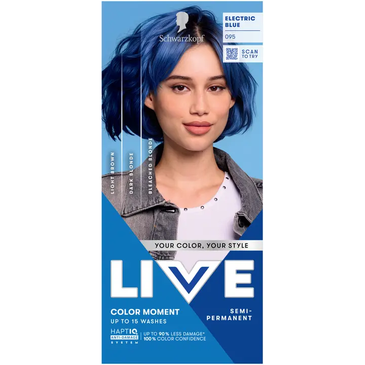 Schwarzkopf LIVE Ultra Brights 95 Electric Blue