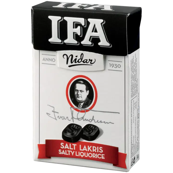 Nidar Ifa lakritspastill 34g