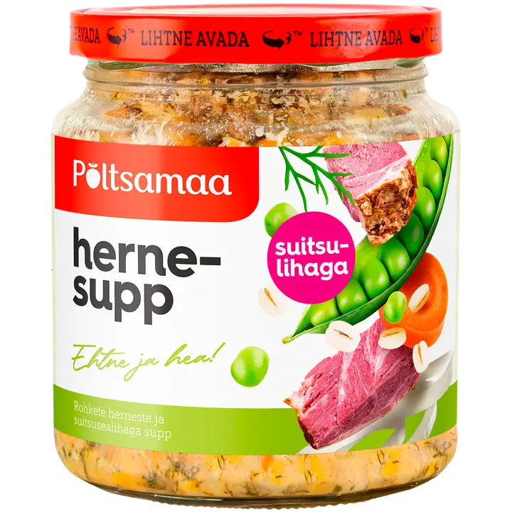 Põltsamaa hernesupp suitsulihaga 530g