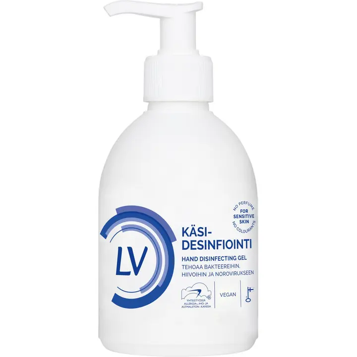 Käte desinfitseerimisgeel LV EN 14476 Noro 300 ml