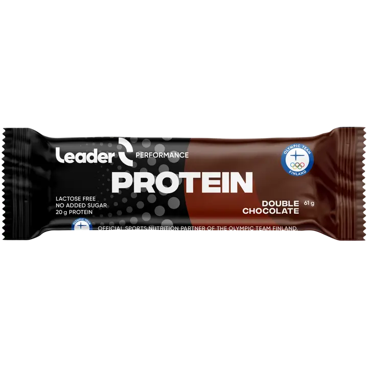 Leader Performance Protein Double Chocolate suklaanmakuinen proteiinipatukka 61 g