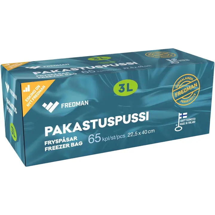 Fredman pakastuspussi 3l 65kpl