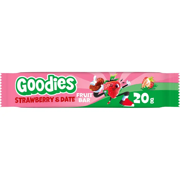 Goodies Oaty Bar Strawberry & Apple täysjyväkaurapatukka 23g