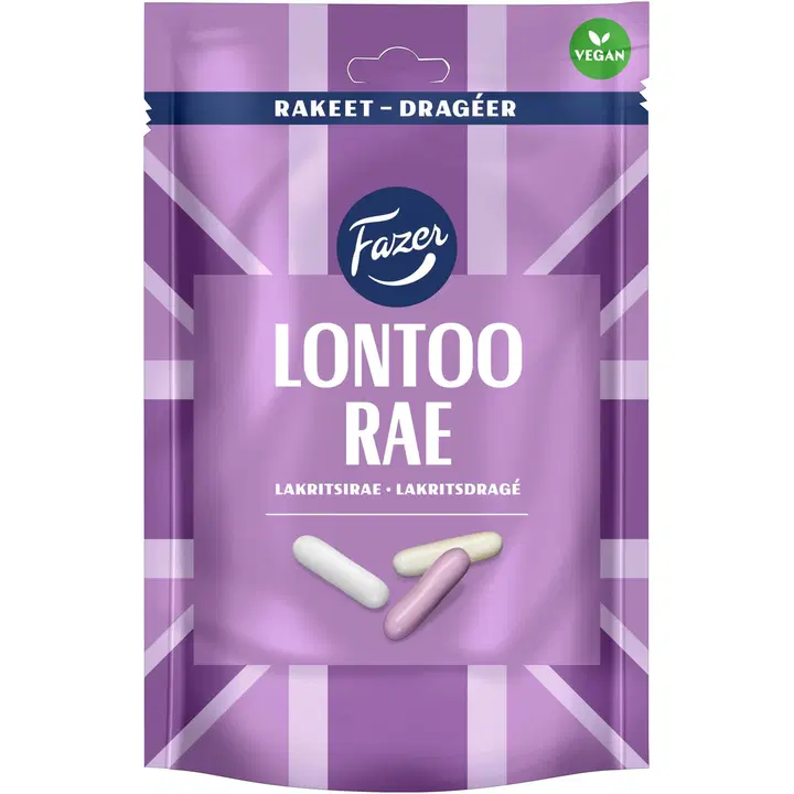 Fazer Lontoo lakritsirae 175g