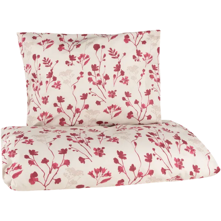 Voodipesukomplekt cecilia 150x210+55x65 punane