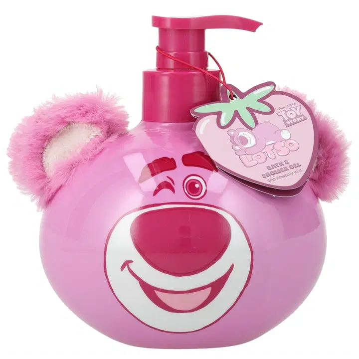 Disney Toy Story Shower Gel 500ml 2D Shaped Furry Jam Jelly Lotso