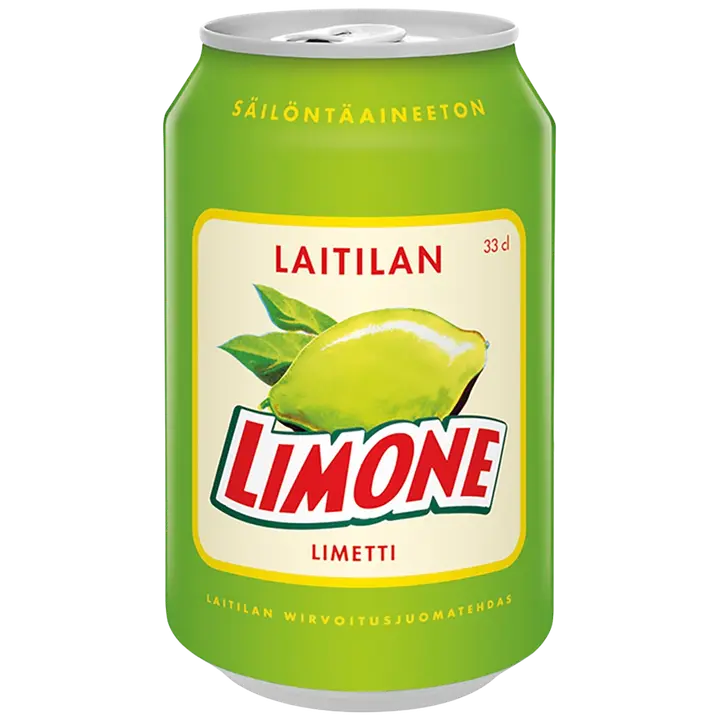 Laitilan Limone 0,33L limetinmakuinen limonaadi