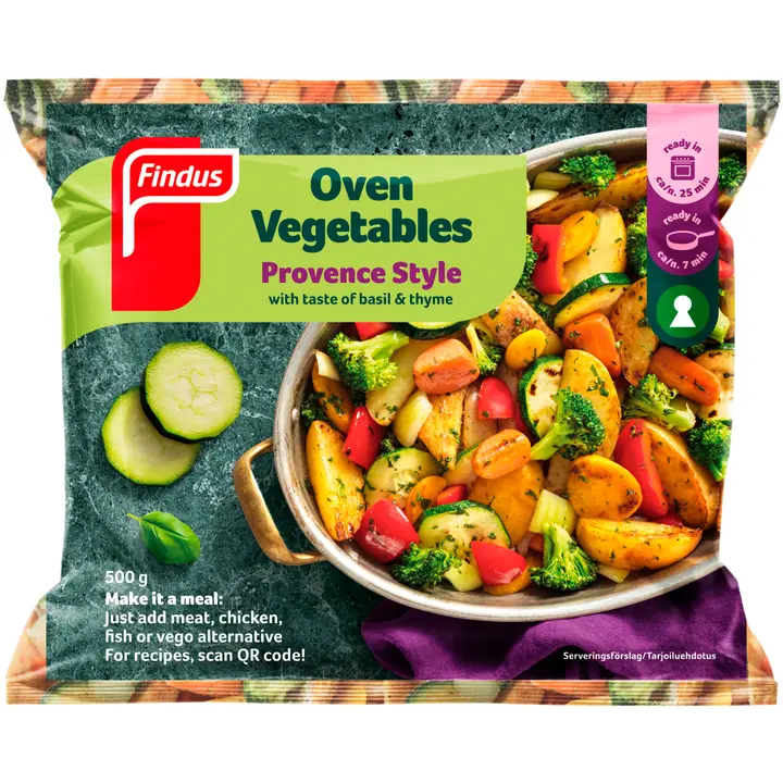Findus Oven Vegetables - Provence Style 500g, pakaste