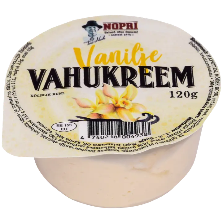 Nopri vahukreem vanilje, 120g