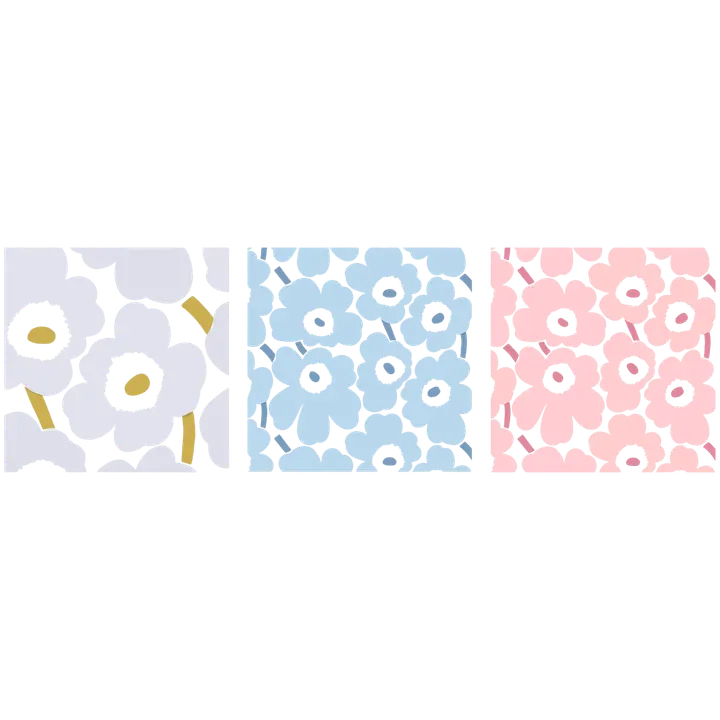 Marimekko pastelli koristeliinalajitelma 20kpl/24cm