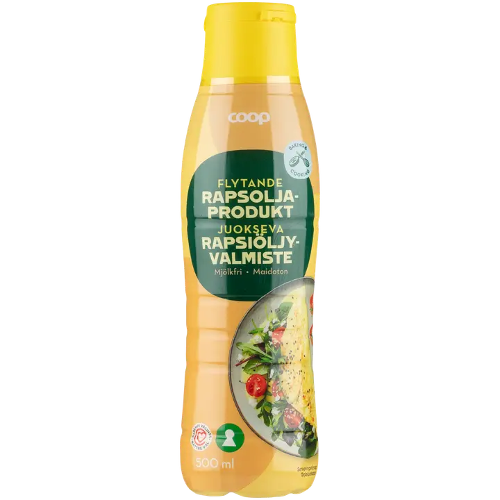 Coop juokseva rapsiöljyvalmiste 500ml