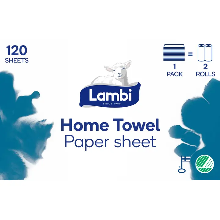 Lambi Home Towel talouspaperiarkki 120kpl