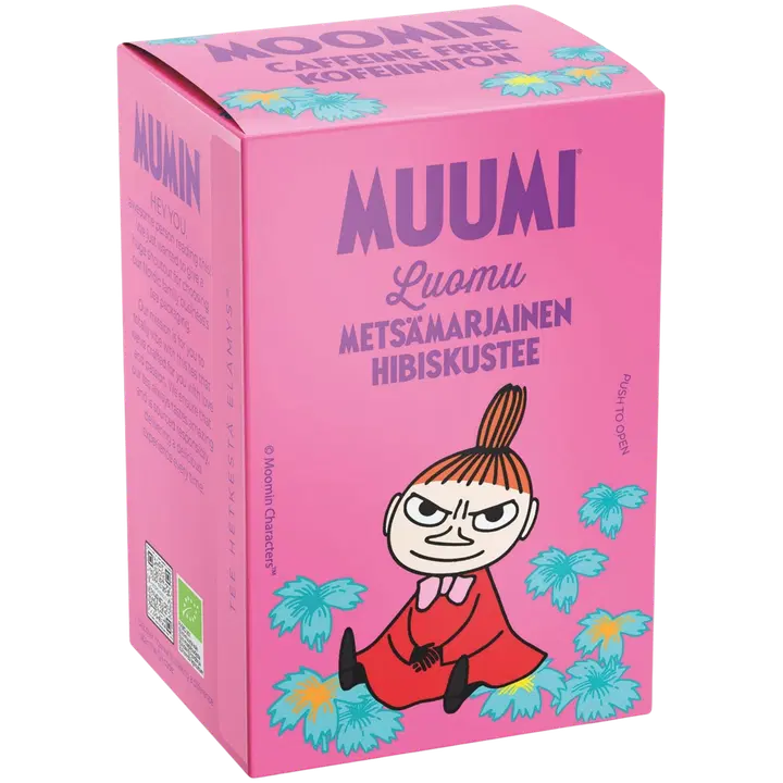 Nordqvist Muumi Metsämarjainen hibiskustee 20 x 1,75g luomu FI-EKO-201