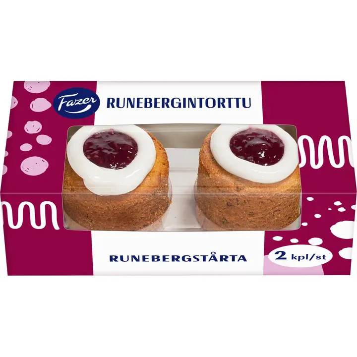 Fazer Runebergintorttu 2kpl 208g