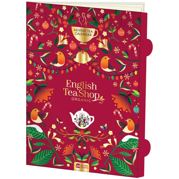 English Tea Shop Luomu Teejoulukalenteri kirjanen 24pss, 43,25g