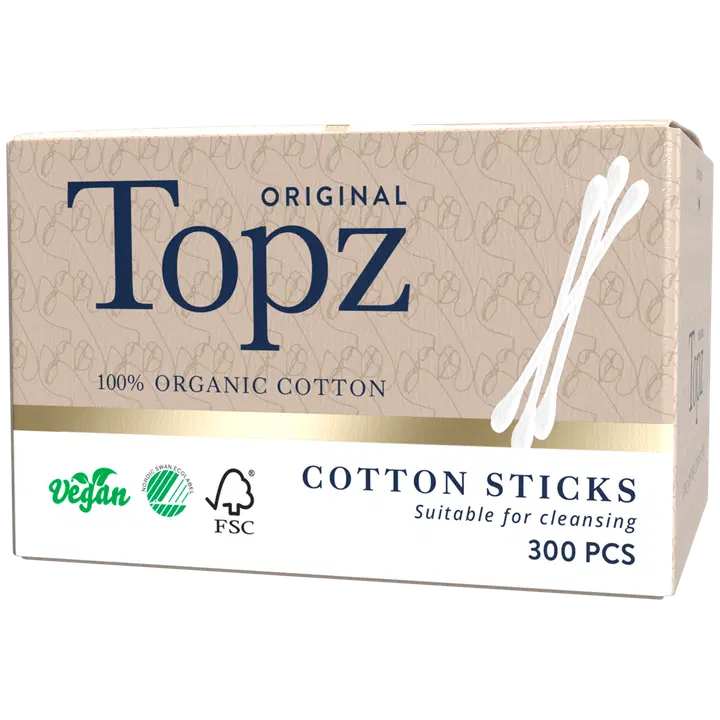 TOPZ Premium -puuvillapuikot 300 kpl