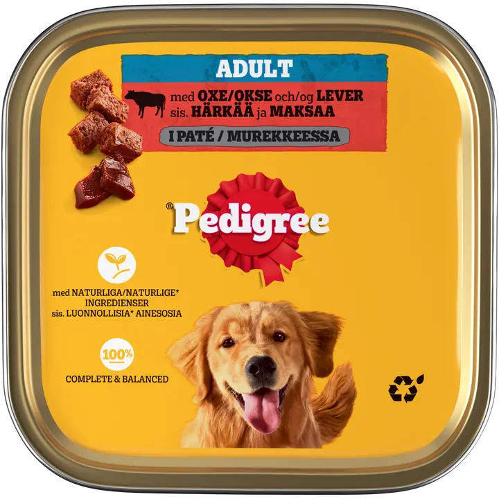 Pedigree rasia Härkä&Maksa koirille 300g