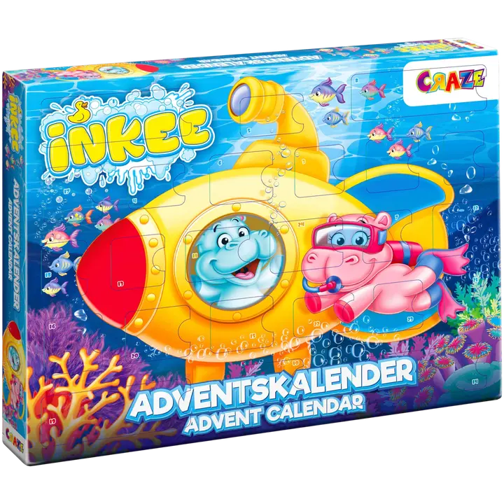 Advendikalender inkee bath fun