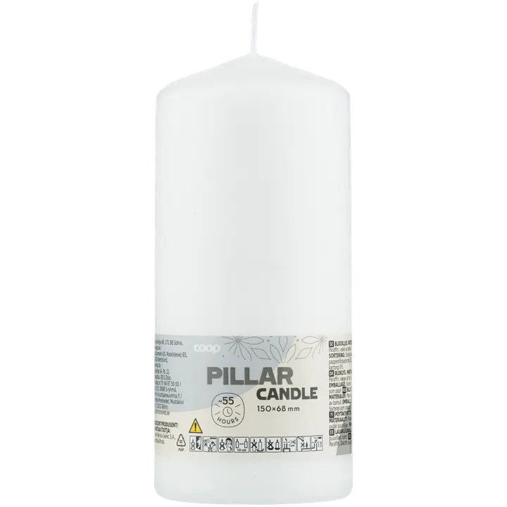 Coop suur lauaküünal 70x150 valge