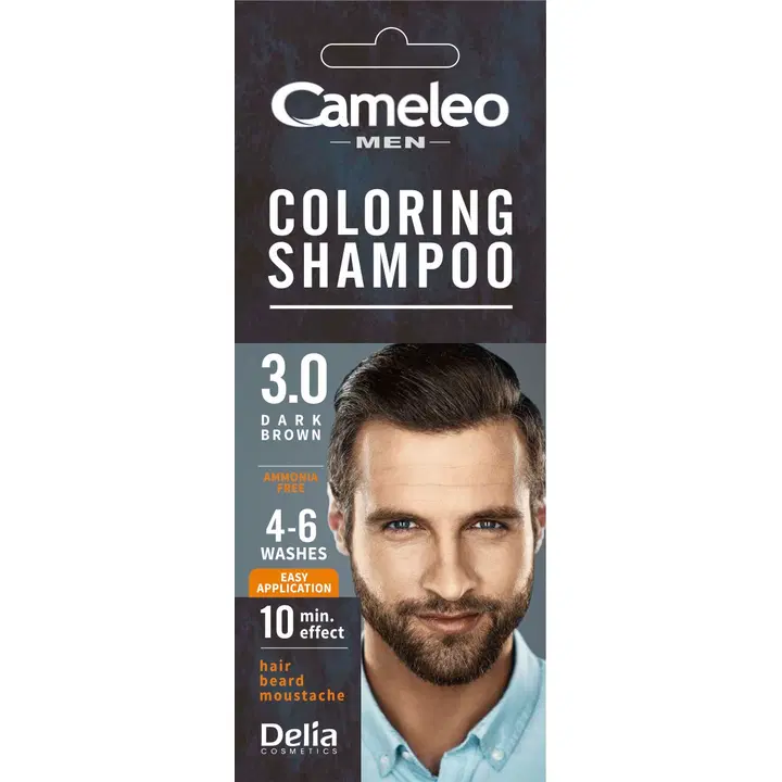 Cameleo Miesten Sävyshampoo 3.0 Tumman ruskea