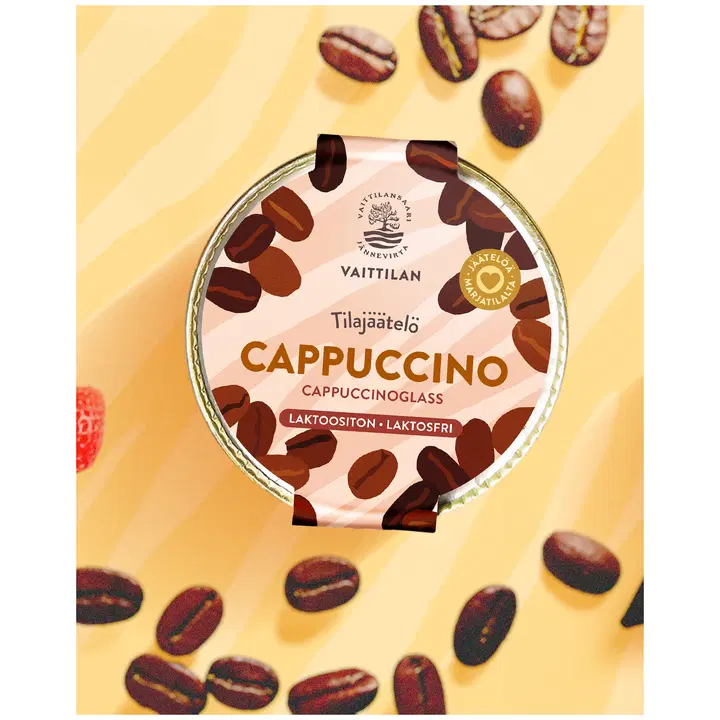 Vaittilan Cappuccino-jäätelö 500 ml