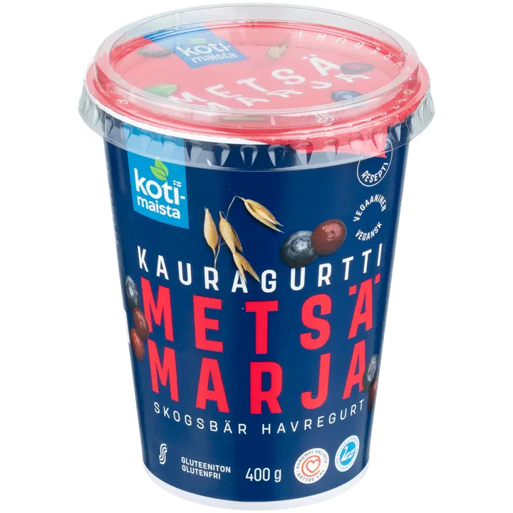 Kotimaista 400g metsämarja kauragurtti
