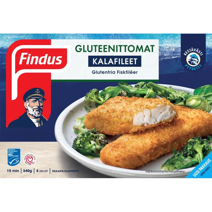 Findus külmutatud kalafilee, 340 g
