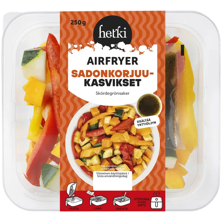 Fresh Hetki Airfryer Sadonkorjuukasvikset 250g